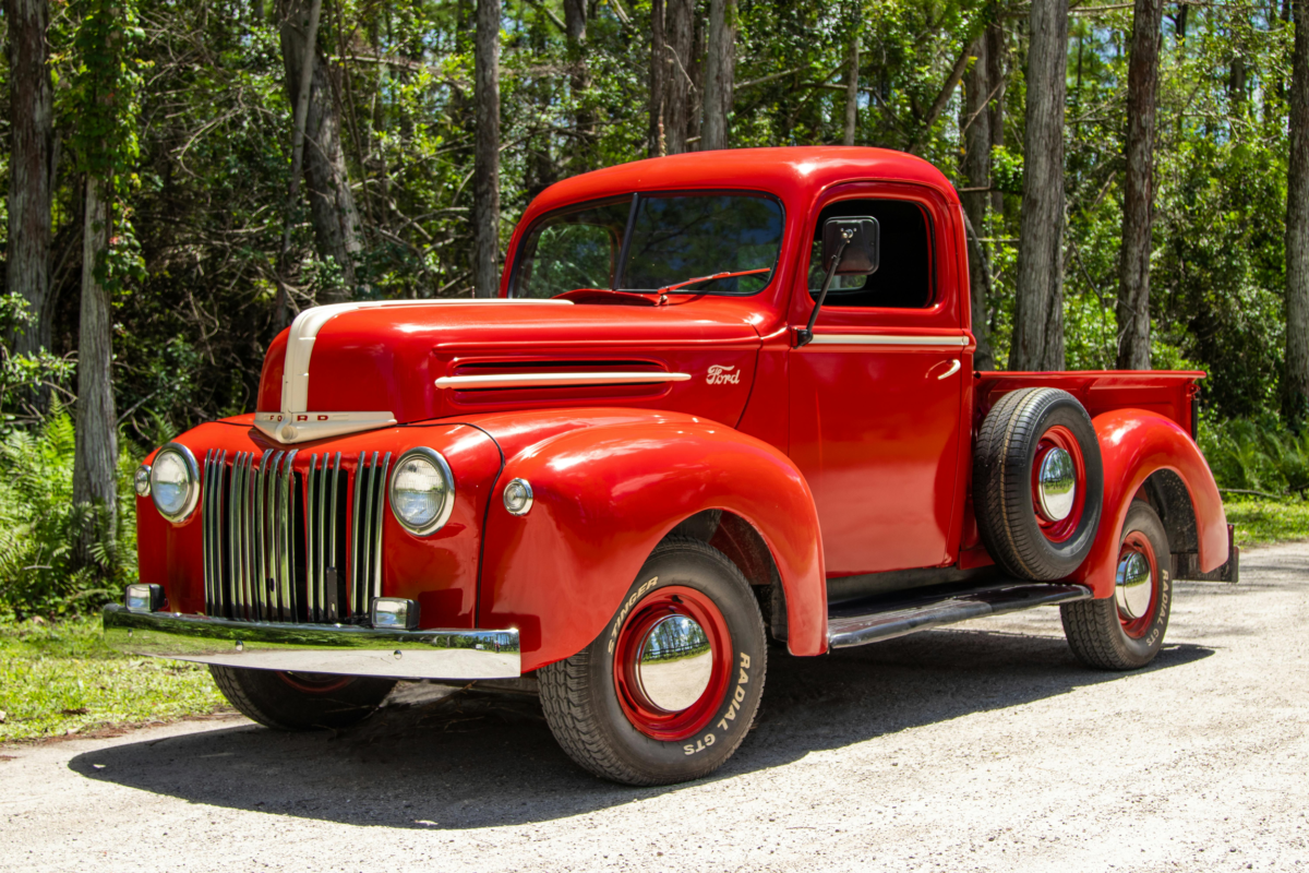 Whiskey bootlegging truck. 