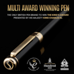 Scriveiner Black Lacquer Rollerball Pen