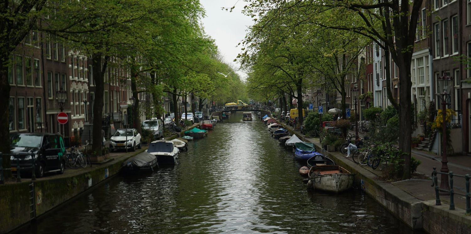 Amsterdam street canals